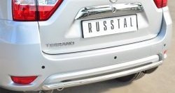 12 999 р. Одинарная защита заднего бампера из трубы диаметром 42 мм SLITKOFF  Nissan Terrano  D10 (2013-2022) дорестайлинг, рестайлинг  с доставкой в г. Пермь. Увеличить фотографию 2