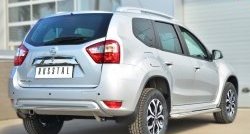 12 999 р. Одинарная защита заднего бампера из трубы диаметром 42 мм SLITKOFF  Nissan Terrano  D10 (2013-2022) дорестайлинг, рестайлинг  с доставкой в г. Пермь. Увеличить фотографию 4