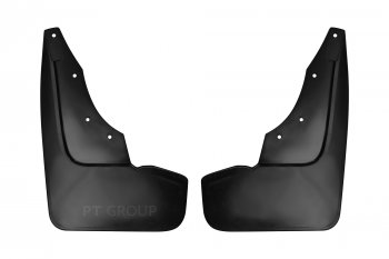 1 739 р. Брызговики Duster-Guard ПЕРЕДНИЕ широкие (2 шт) NISSAN Terrano 2014-  Nissan Terrano  D10 (2013-2022) дорестайлинг, рестайлинг  с доставкой в г. Пермь. Увеличить фотографию 4