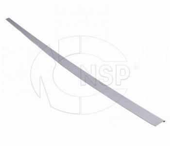 Накладка правого порога NSP Renault Duster HS дорестайлинг (2010-2015) (цвет: серебро)