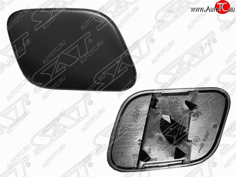 439 р. Правая крышка форсунки омывателя фар SAT Nissan Tiida 1 хэтчбэк C11 дорестайлинг, Япония (2004-2007) (Неокрашенная)  с доставкой в г. Пермь