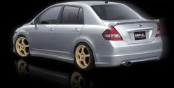 12 799 р. Спойлер (седан) Impul Nissan Tiida 1 седан C11 рестайлинг (2010-2014) (Неокрашенный)  с доставкой в г. Пермь. Увеличить фотографию 2