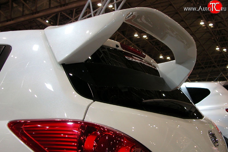 13 999 р. Спойлер (хетчбек) Impul Nissan Tiida 1 хэтчбэк C11 дорестайлинг, Япония (2004-2007) (Неокрашенный)  с доставкой в г. Пермь