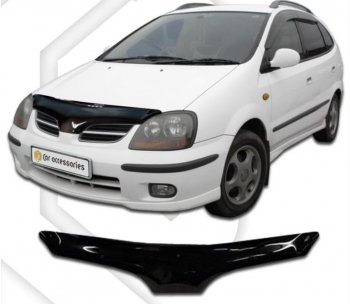 Дефлектор капота CA-Plastic Nissan Tino (1998-2003) V10 доресталийнг