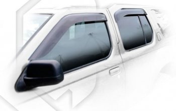 Дефлектора окон (WD22) CA-Plastic Nissan X-terra  1 WD22 (1999-2004) дорестайлинг, рестайлинг (Classic полупрозрачный)