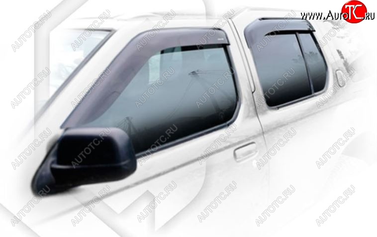 2 159 р. Дефлектора окон (WD22) CA-Plastic  Nissan X-terra  1 WD22 (1999-2004) дорестайлинг, рестайлинг (Classic полупрозрачный)  с доставкой в г. Пермь