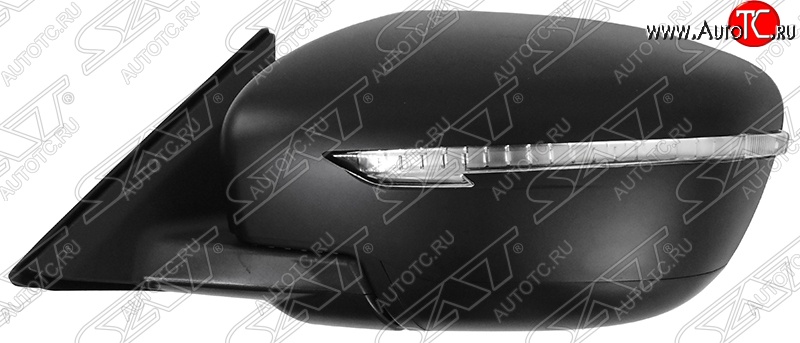 8 399 р. Боковое левое зеркало заднего вида SAT (поворот, обогрев, 7 контактов) Nissan X-trail 3 T32 дорестайлинг (2013-2018) (Неокрашенное)  с доставкой в г. Пермь