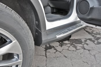 13 199 р. Подножки боковые WINBO Nissan X-trail 3 T32 дорестайлинг (2013-2018)  с доставкой в г. Пермь. Увеличить фотографию 3