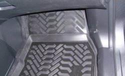 1 699 р. Комплект ковриков в салон Aileron 4 шт. (полиуретан, 3D с подпятником) Nissan X-trail 3 T32 дорестайлинг (2013-2018)  с доставкой в г. Пермь. Увеличить фотографию 3