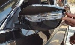 2 999 р. Накладки на зеркала СТ Nissan X-trail 3 T32 рестайлинг (2017-2022) (Неокрашенные)  с доставкой в г. Пермь. Увеличить фотографию 2