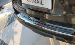 5 949 р. Защитная накладка на задний бампер СТ Nissan X-trail 3 T32 рестайлинг (2017-2022)  с доставкой в г. Пермь. Увеличить фотографию 2