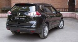 1 769 р. Защитная накладка на задний бампер RA  Nissan X-trail  3 T32 (2013-2022) дорестайлинг, рестайлинг  с доставкой в г. Пермь. Увеличить фотографию 2