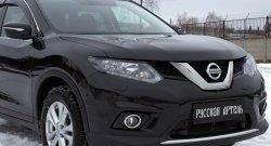 859 р. Реснички на фары RA Nissan X-trail 3 T32 дорестайлинг (2013-2018) (Неокрашенные)  с доставкой в г. Пермь. Увеличить фотографию 4