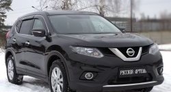 859 р. Реснички на фары RA Nissan X-trail 3 T32 дорестайлинг (2013-2018) (Неокрашенные)  с доставкой в г. Пермь. Увеличить фотографию 5