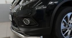 14 499 р. Одинарная защита переднего бампера диаметром 63 мм SLITKOFF  Nissan X-trail  3 T32 (2013-2018) дорестайлинг  с доставкой в г. Пермь. Увеличить фотографию 3