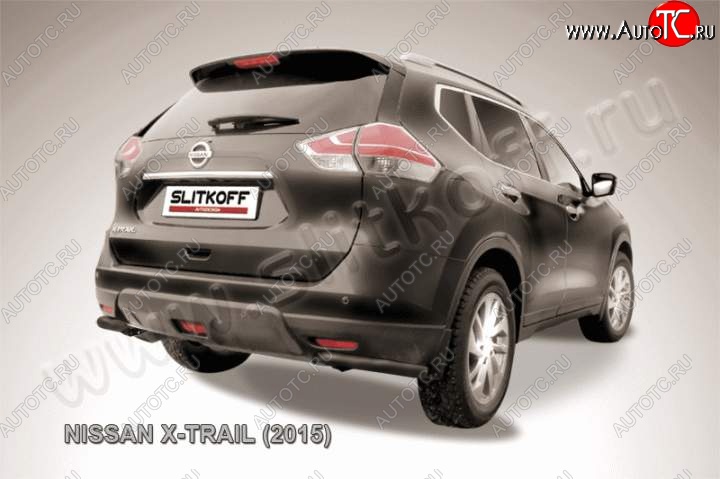6 999 р. Уголки d57  Nissan X-trail  3 T32 (2017-2022) рестайлинг (Цвет: серебристый)  с доставкой в г. Пермь