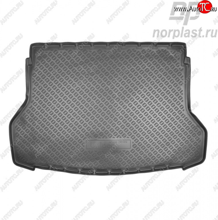 1 569 р. Коврик в багажник Norplast Unidec  Nissan X-trail  3 T32 (2017-2022) рестайлинг (Цвет: черный)  с доставкой в г. Пермь