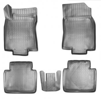 Комплект салонных ковриков Norplast Unidec Nissan X-trail  3 T32 (2013-2022) дорестайлинг, рестайлинг (Цвет: черный)