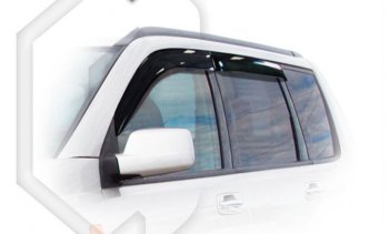 Дефлектора окон CA-Plastic Nissan X-trail  1 T30 (2000-2003) дорестайлинг (Classic полупрозрачный, Без хром.молдинга)