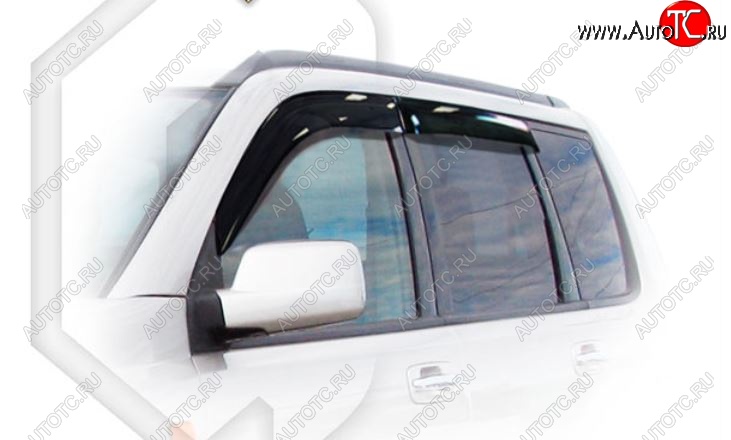 1 999 р. Дефлектора окон CA-Plastic Nissan X-trail 1 T30 дорестайлинг (2000-2003) (Classic полупрозрачный, Без хром.молдинга)  с доставкой в г. Пермь