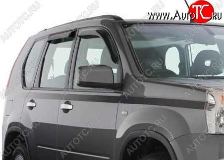 3 149 р. Комплект дефлекторов окон СТ Nissan X-trail 2 T31 дорестайлинг (2007-2011)  с доставкой в г. Пермь