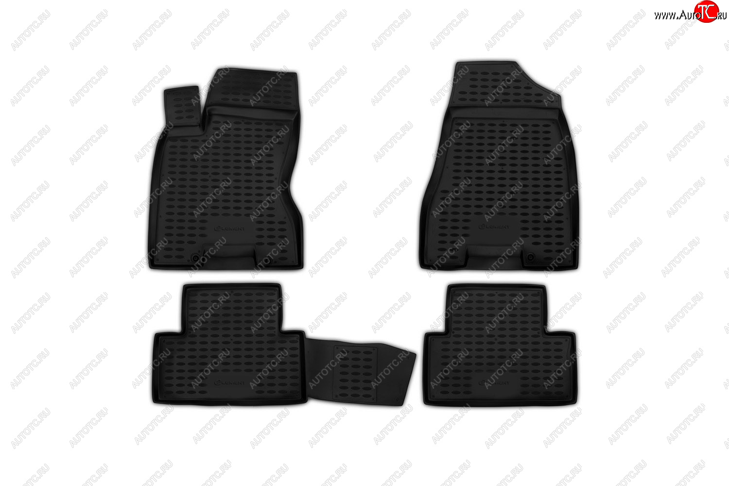 7 599 р. Комплект ковриков салона Element (полиуретан)  Nissan X-trail  2 T31 (2007-2015) дорестайлинг, рестайлинг (Серые)  с доставкой в г. Пермь