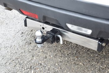 18 429 р. Фаркоп Petroil Tuning (съемный квадрат) Nissan X-trail 2 T31 дорестайлинг (2007-2011)  с доставкой в г. Пермь. Увеличить фотографию 2