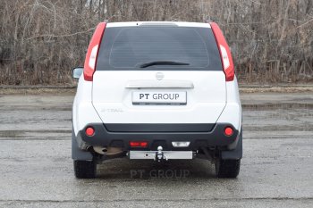 18 429 р. Фаркоп Petroil Tuning (съемный квадрат) Nissan X-trail 2 T31 дорестайлинг (2007-2011)  с доставкой в г. Пермь. Увеличить фотографию 4