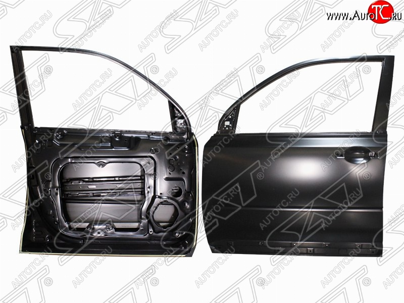 5 399 р. Левая дверь передняя SAT Nissan X-trail 2 T31 рестайлинг (2010-2015) (Неокрашенная)  с доставкой в г. Пермь