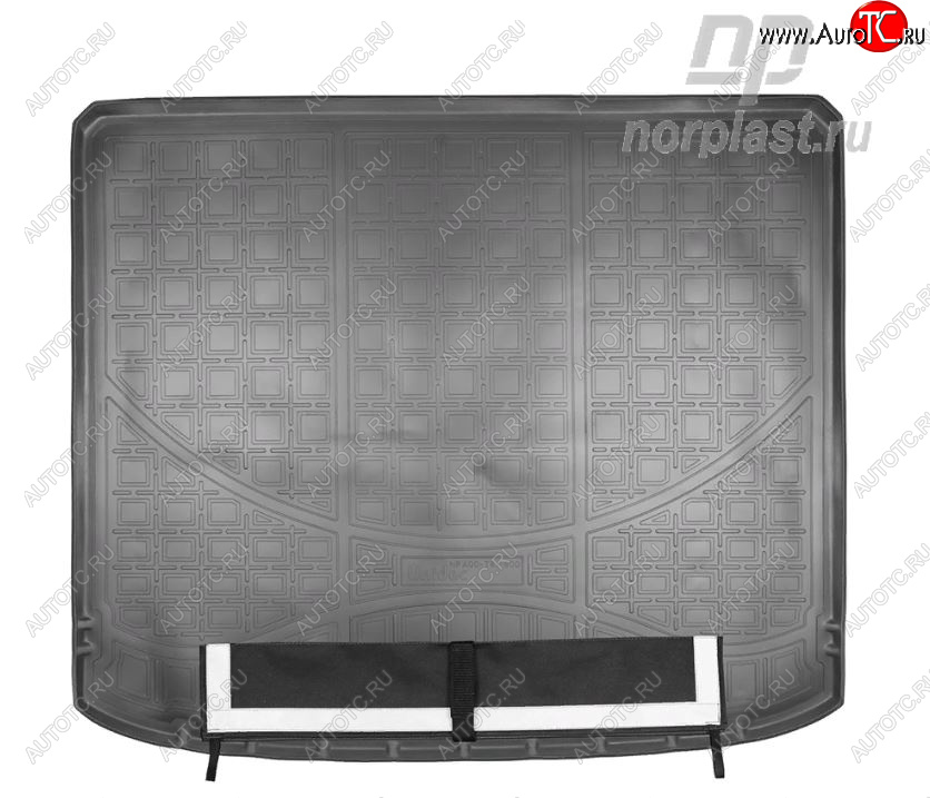3 099 р. Коврик багажника Norplast Unidec  Nissan X-trail  2 T31 (2010-2015) рестайлинг (Черный, с погрузочным ковриком (фартуком))  с доставкой в г. Пермь