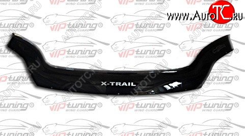 999 р. Дефлектор капота Russtal Nissan X-trail 2 T31 дорестайлинг (2007-2011)  с доставкой в г. Пермь