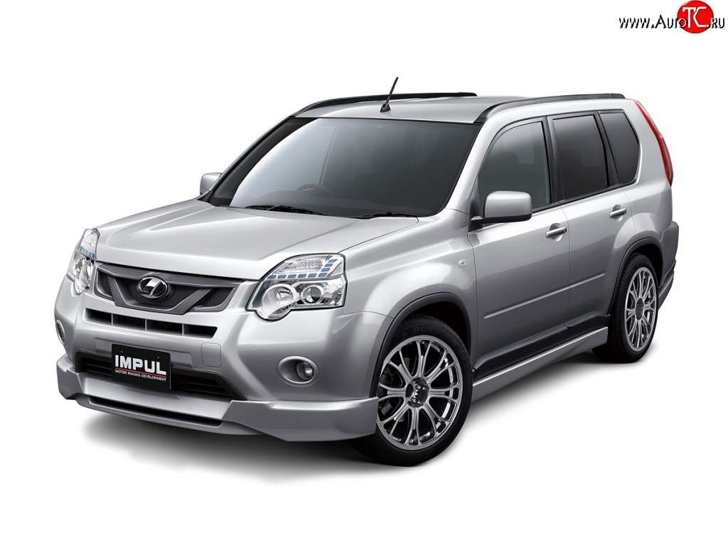 12 049 р. Решётка радиатора Impul Nissan X-trail 2 T31 рестайлинг (2010-2015) (Неокрашенная)  с доставкой в г. Пермь