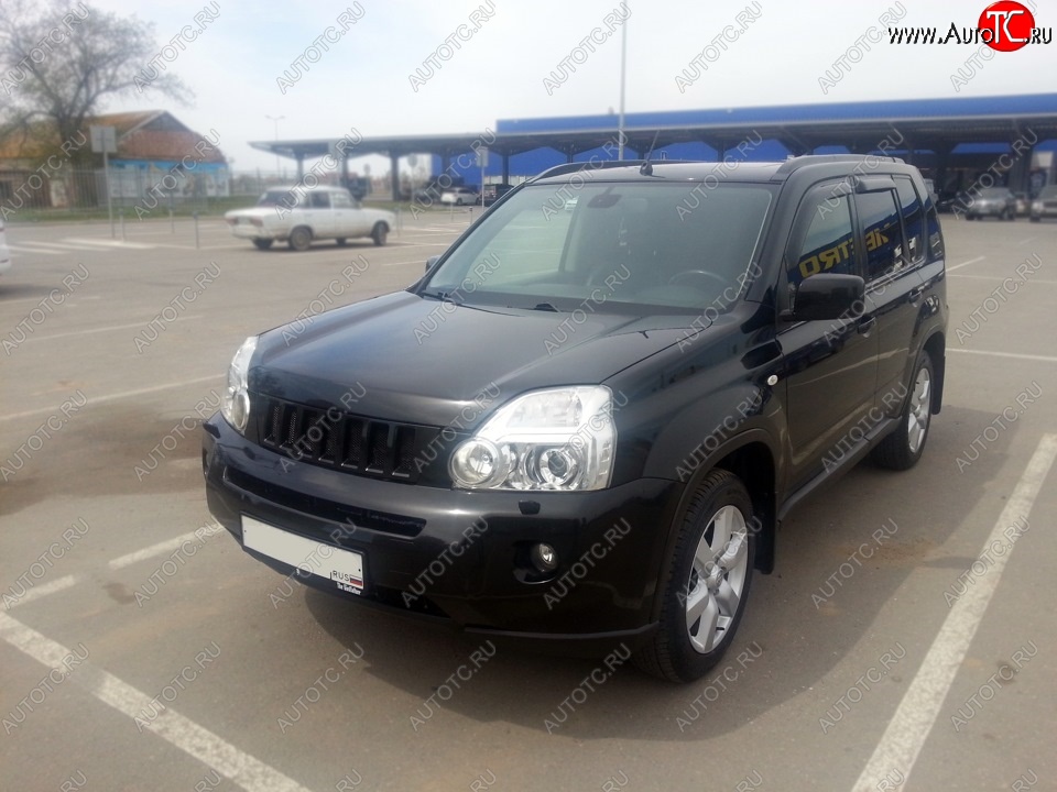 7 299 р. Решетка радиатора GENEFIELD Nissan X-trail 2 T31 дорестайлинг (2007-2011) (Неокрашенная)  с доставкой в г. Пермь