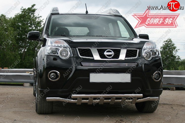 2 024 р. Декоративный элемент воздухозаборника Souz-96 (d10) Nissan X-trail 2 T31 рестайлинг (2010-2015)  с доставкой в г. Пермь