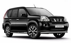 6 399 р. Одинарная защита переднего бампера диаметром 63 мм Petroil Tuning  Nissan X-trail  2 T31 (2007-2011) дорестайлинг  с доставкой в г. Пермь. Увеличить фотографию 2