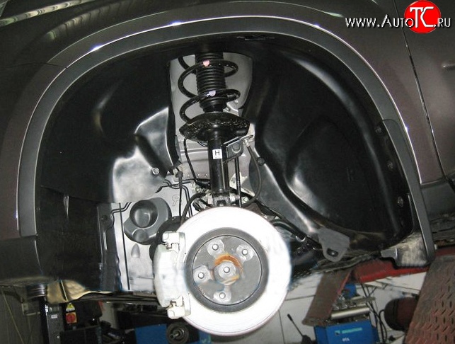 2 399 р. Передний левый подкрылок NovLine Nissan X-trail 2 T31 дорестайлинг (2007-2011)  с доставкой в г. Пермь