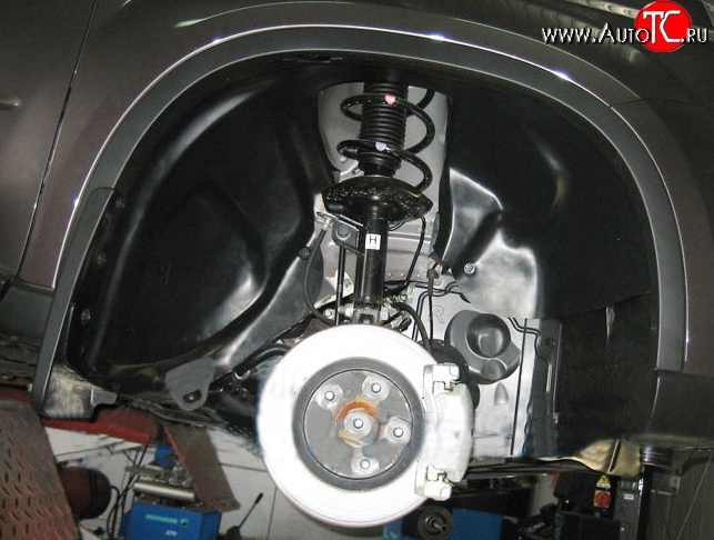 4 199 р. Передний правый подкрылок NovLine Nissan X-trail 2 T31 дорестайлинг (2007-2011)  с доставкой в г. Пермь