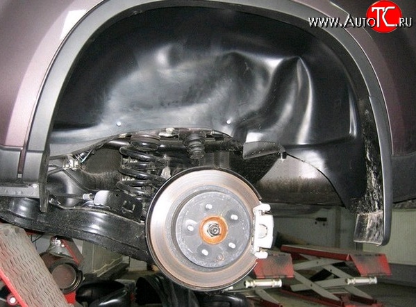 2 769 р. Задний левый подкрылок NovLine  Nissan X-trail  2 T31 (2007-2011) дорестайлинг  с доставкой в г. Пермь