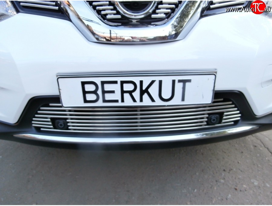 6 999 р. Декоративная вставка воздухозаборника Berkut Nissan X-trail 2 T31 рестайлинг (2010-2015)  с доставкой в г. Пермь