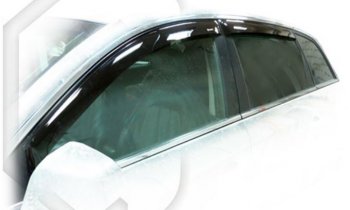 Дефлектора окон CA-Plastic Opel Antara (2006-2015) рестайлинг (Classic полупрозрачный, Без хром.молдинга)