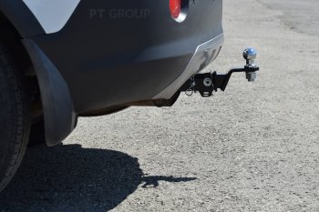 12 199 р. Фаркоп PT GROUP /съемный квадрат/ OPEL Antara 2006-2017 Opel Antara (2006-2010)  с доставкой в г. Пермь. Увеличить фотографию 3