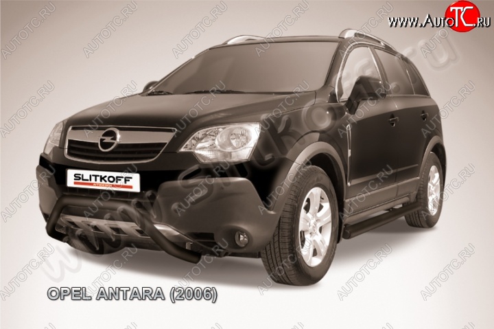 15 849 р. Кенгурятник d57 низкий мини Opel Antara (2006-2010) (Цвет: серебристый)  с доставкой в г. Пермь