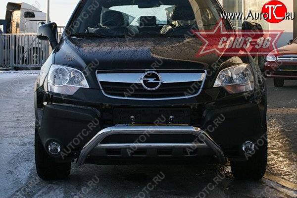 10 799 р. Защита переднего бампера Souz-96 (d60) Opel Antara (2006-2010)  с доставкой в г. Пермь