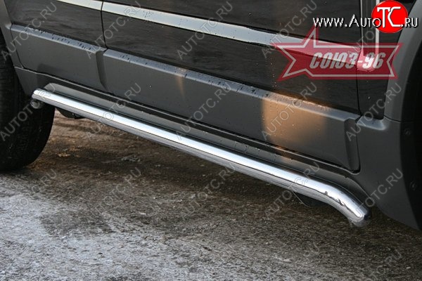 10 889 р. Защита порогов Souz-96 (d42)  Opel Antara (2006-2010)  с доставкой в г. Пермь