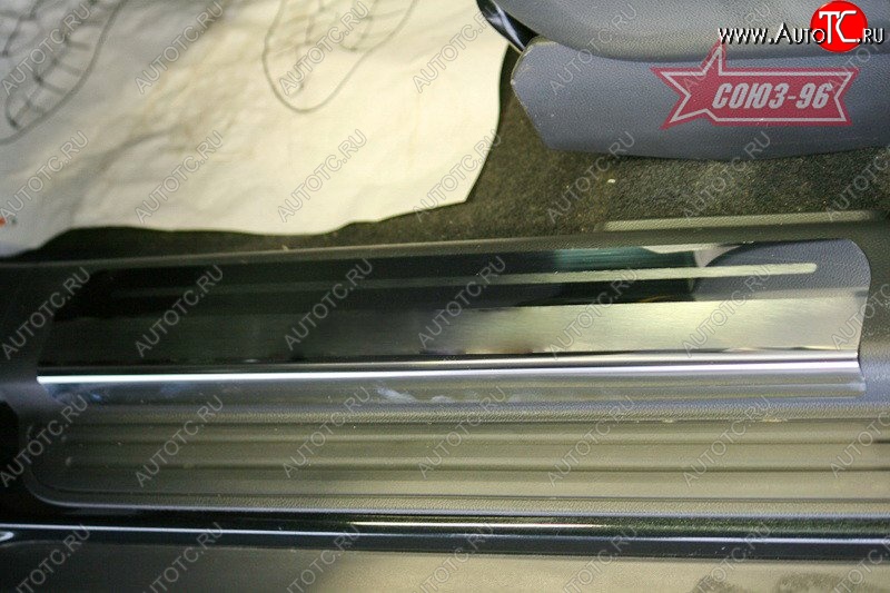 2 564 р. Накладки на внутреннюю пластиковую часть порога Souz-96  Opel Antara (2006-2010)  с доставкой в г. Пермь
