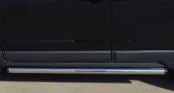 70 999 р. Защита порогов из круглой трубы диаметром 63 мм Russtal Opel Antara рестайлинг (2010-2015) (Защита порогов с со скосами на торцах (вариант 1))  с доставкой в г. Пермь. Увеличить фотографию 5