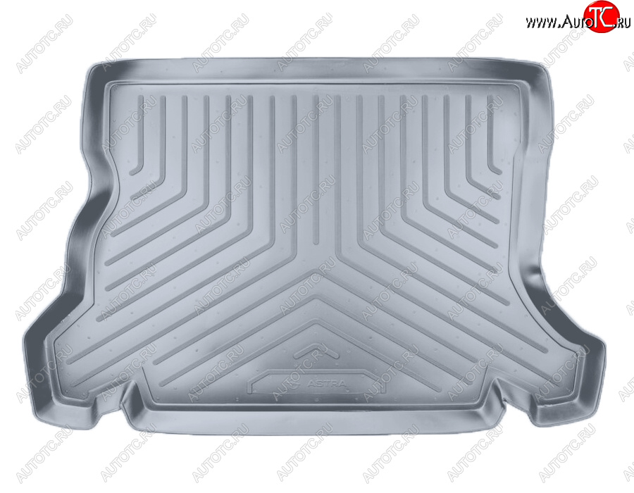1 999 р. Коврик багажника Norplast Unidec  Opel Astra  F (1994-1998) седан рестайлинг (Цвет: серый)  с доставкой в г. Пермь