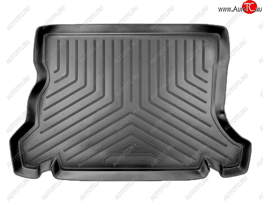 1 799 р. Коврик в багажник Norplast Unidec  Opel Astra  F (1994-1998) седан рестайлинг (Цвет: черный)  с доставкой в г. Пермь