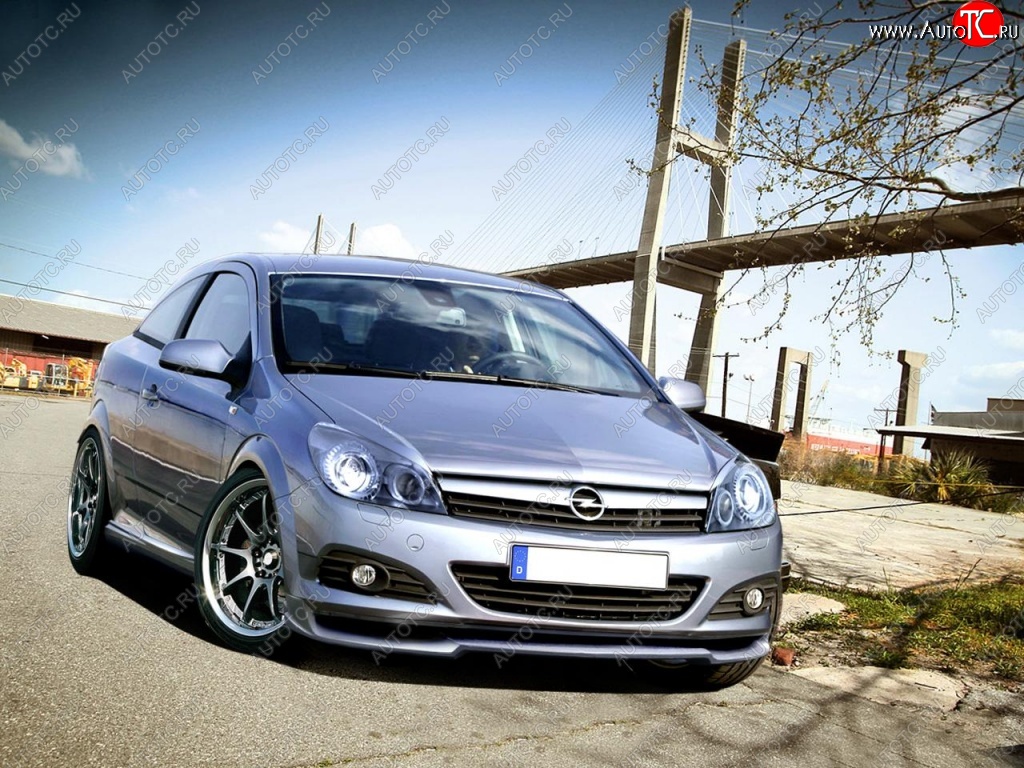 15 599 р. Накладка на передний бампер R1 Opel Astra H GTC хэтчбек 3 дв. дорестайлинг (2004-2006)  с доставкой в г. Пермь