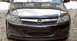 899 р. Реснички на фары RA  Opel Astra  H GTC (2004-2011) хэтчбек 3 дв. дорестайлинг, хэтчбек 3 дв. рестайлинг (Неокрашенные)  с доставкой в г. Пермь. Увеличить фотографию 3